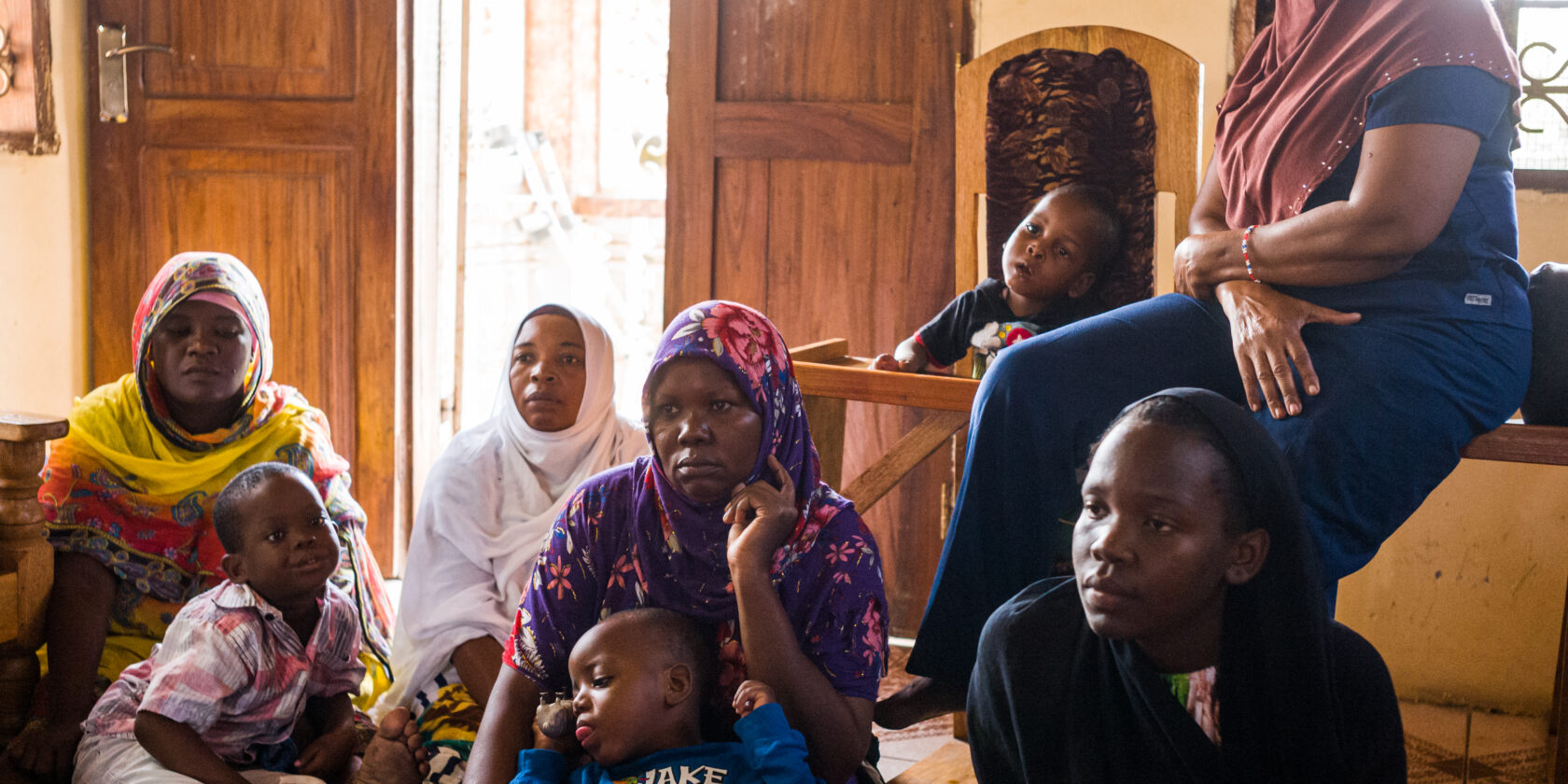 Caregivers and children in the family home